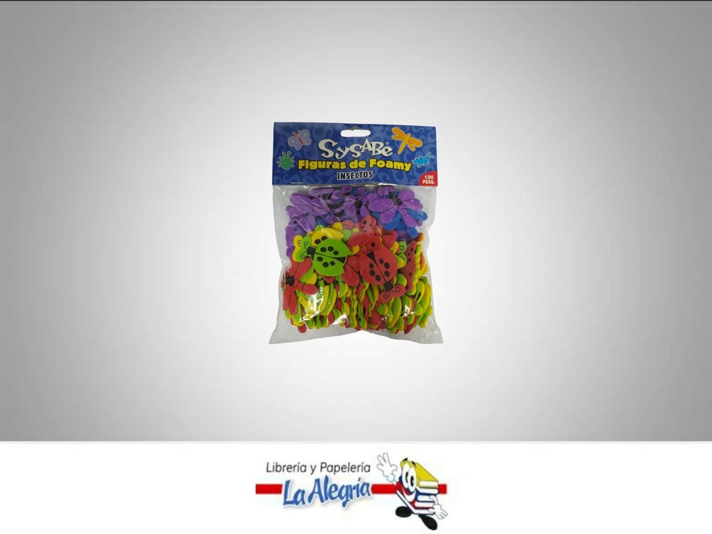 FOAMI FIGURA 120 PZ INSECTO MARCA SYSABE   