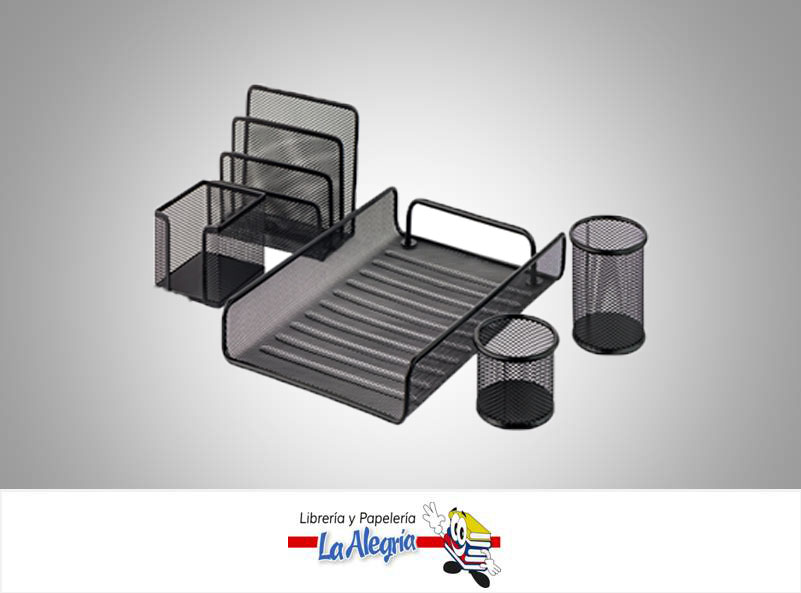 KIT DE OFICINA 5 PZAS METAL OFIMAK OK73 MARCA OFIMAK