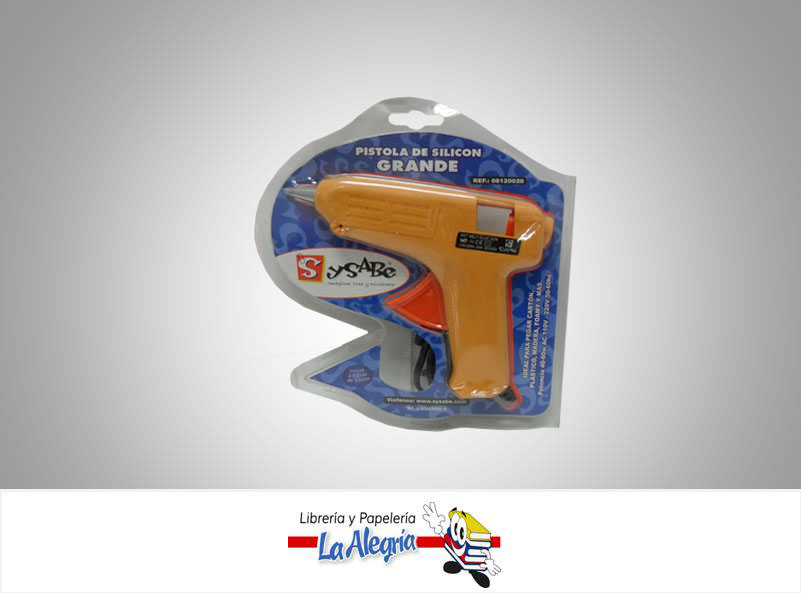 PISTOLA DE SILICON GRANDE MARCA SYSABE   