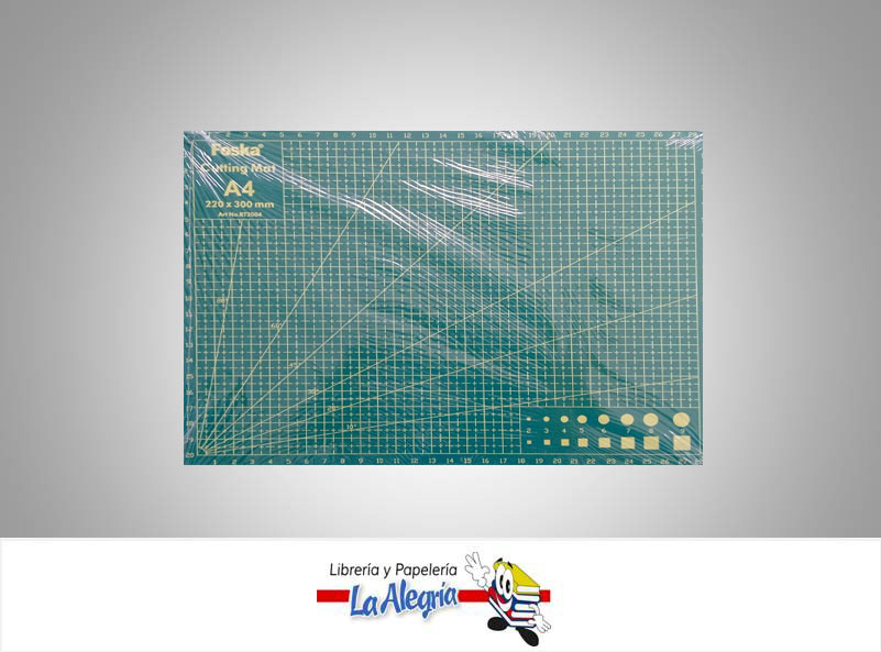 BASE PARA CORTE A4 300X220X3 MM MARCA FOSKA   