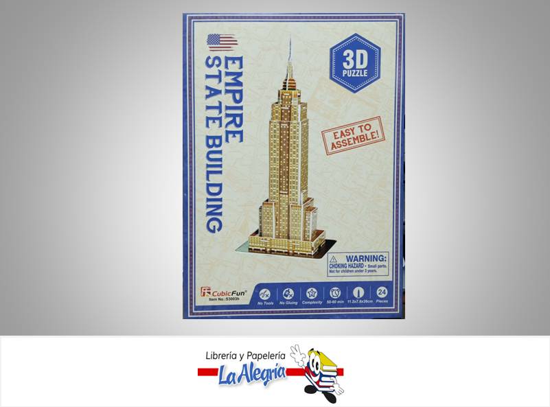 ROMPECABEZA 3D EMPIRE STATE BUILDING 24  PZA