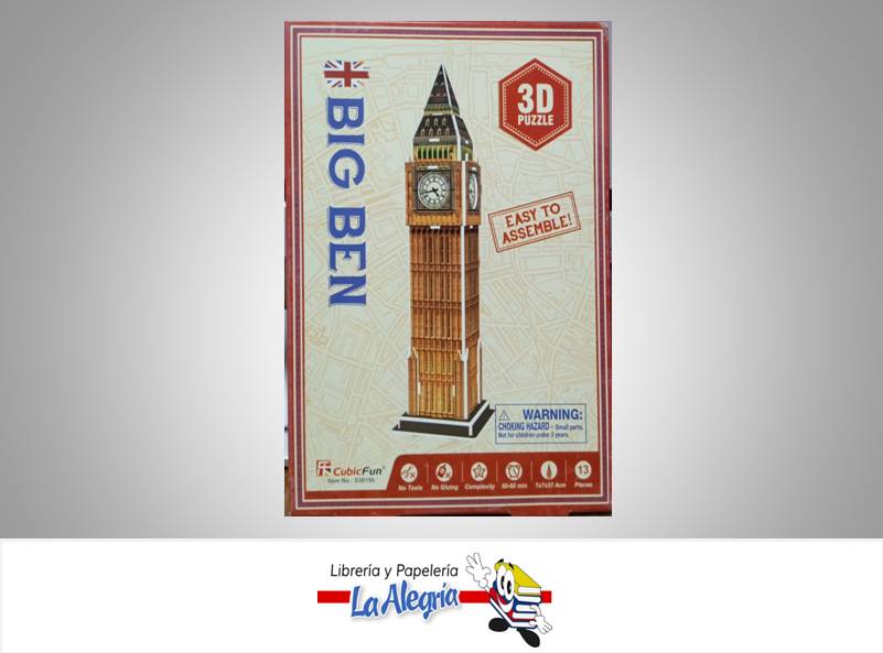 ROMPECABEZA 3D BIG BEN 13 PZA    