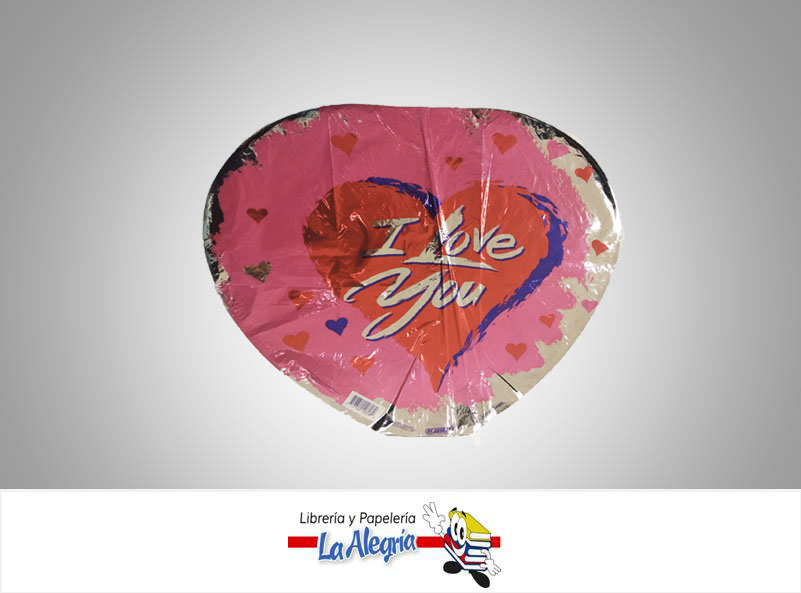 GLOBO FOIL 18I LOVE YOU MARCA CLASSIC   