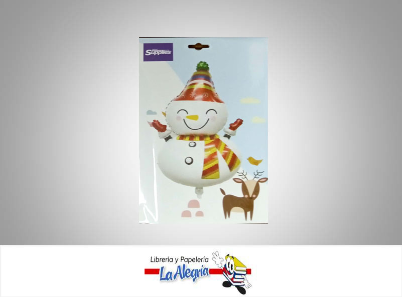 GLOBO FOIL 30'' MUNECO DE NIEVE UND MARCA SUPPLIES   