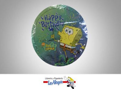 GLOBO FOIL 10 HAPPY BIRTHDAY BOB UND MARCA KALEIDOSCOPE   