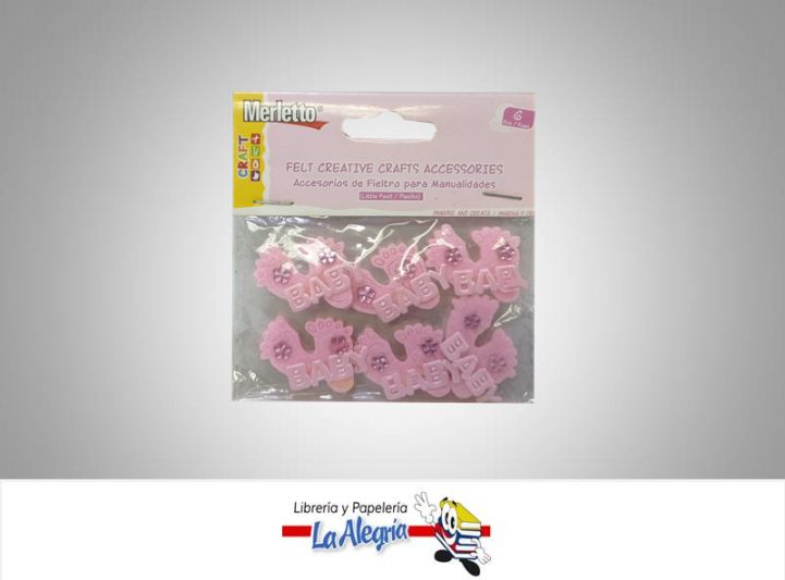 STICKERS C/RELIEVE 6UND BEBE MARCA MERLETTO   