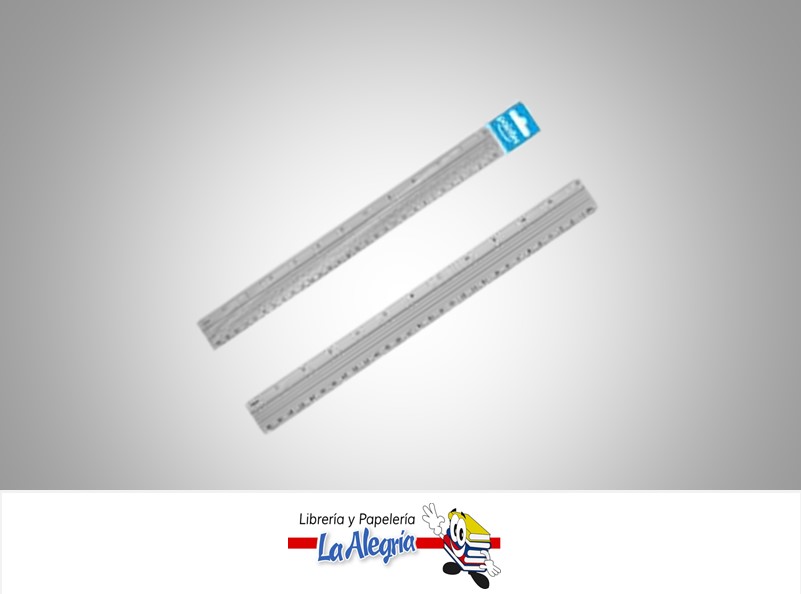REGLA ALUMINIO R730P; 30CM MARCA POINTER