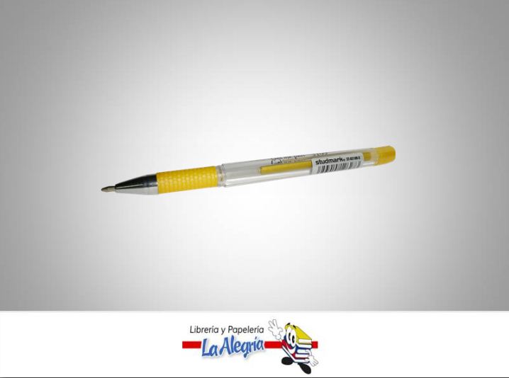 BOLIGRAFO GEL 0.8MM DORADO P/UND MARCA STUDMARK   