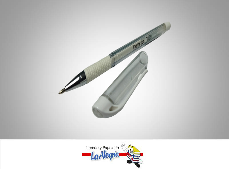 BOLIGRAFO GEL 0.8MMC/TAPA BLANCO UND MARCA STUDMARK   