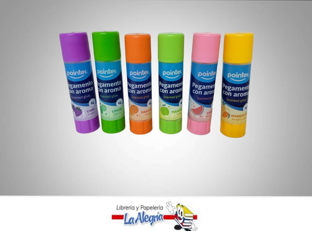 PEGA EN BARRA 6G CON AROMA MARCA POINTER   