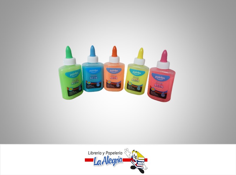 PEGA NEON CON ESCARCHA GLG88; 88 ML MARCA POINTER