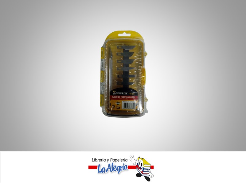 CUCHILLA PRESICION 10PZ A1459SX015 MARCA SECURITY   