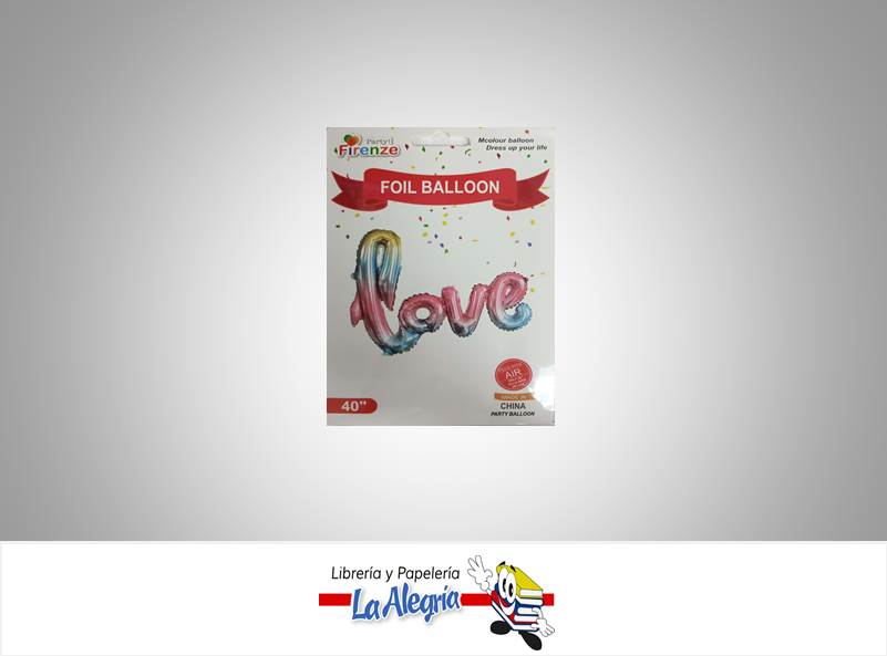 GLOBO FOIL 40'' LOVE UND    