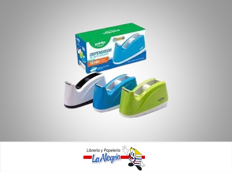 DISPENSADOR DE CINTA GRANDE 30MM COLOR U MARCA POINTER   