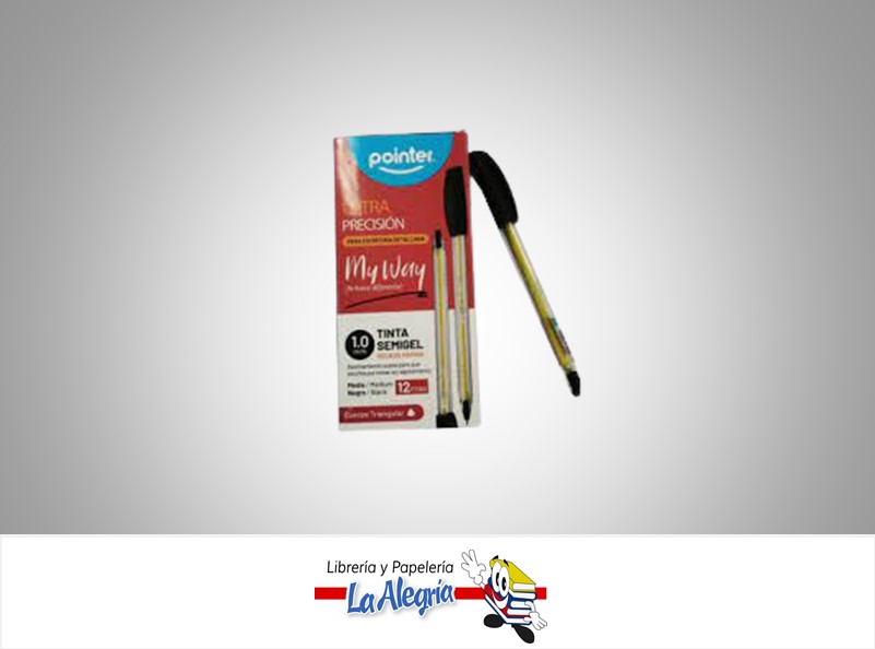 BOLIGRAFO SEMIGEL ULTRA SUAVE 1.0 MM NE UND MARCA POINTER