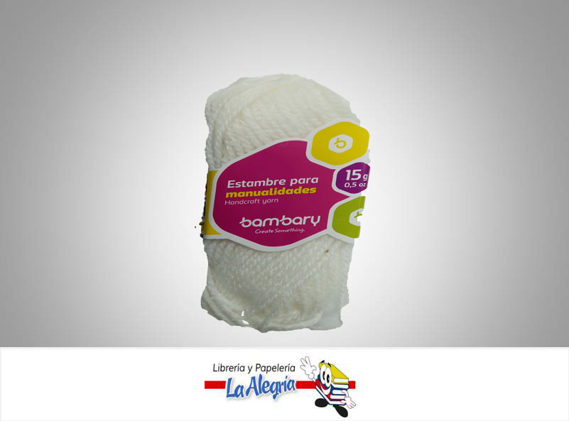 ESTAMBRE ESCOLAR 15 GR BLANCOUND MARCA BAMBARY   