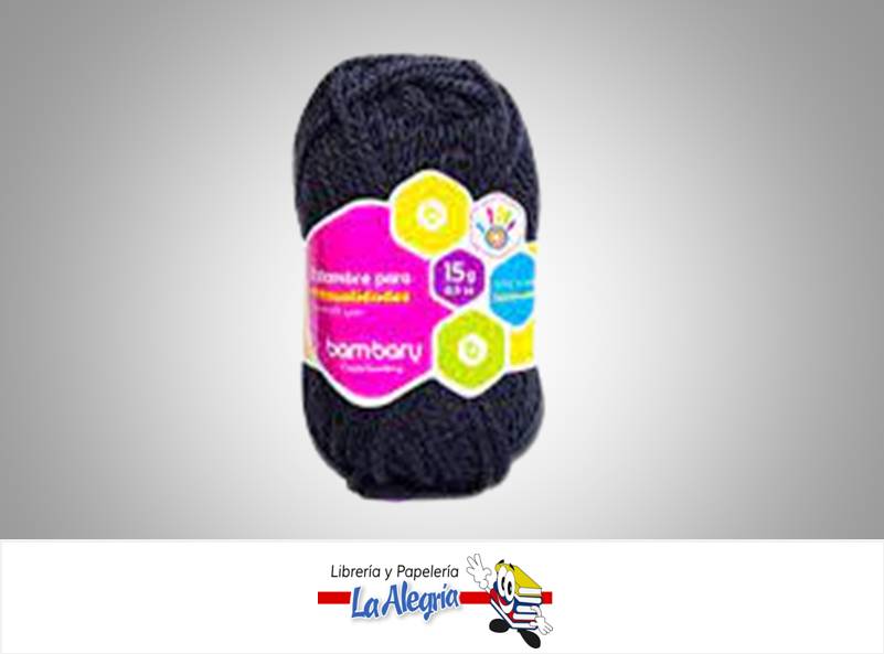 ESTAMBRE ESCOLAR 15 GR NEGRO UND MARCA BAMBARY