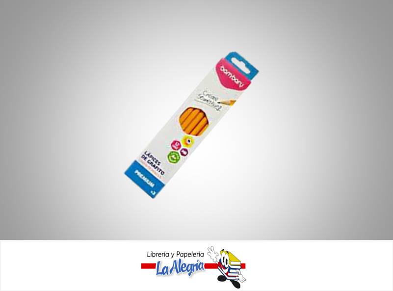 LAPIZ GRAFITO HEXAGONAL HB CAJA MARCA BAMBARY