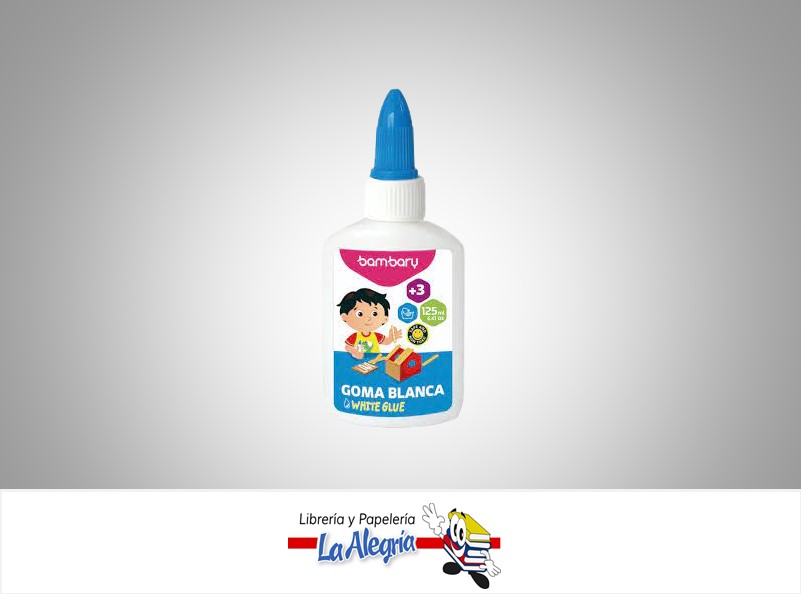 PEGA LIQUIDA BLANCA 125 ML MARCA BAMBARY   