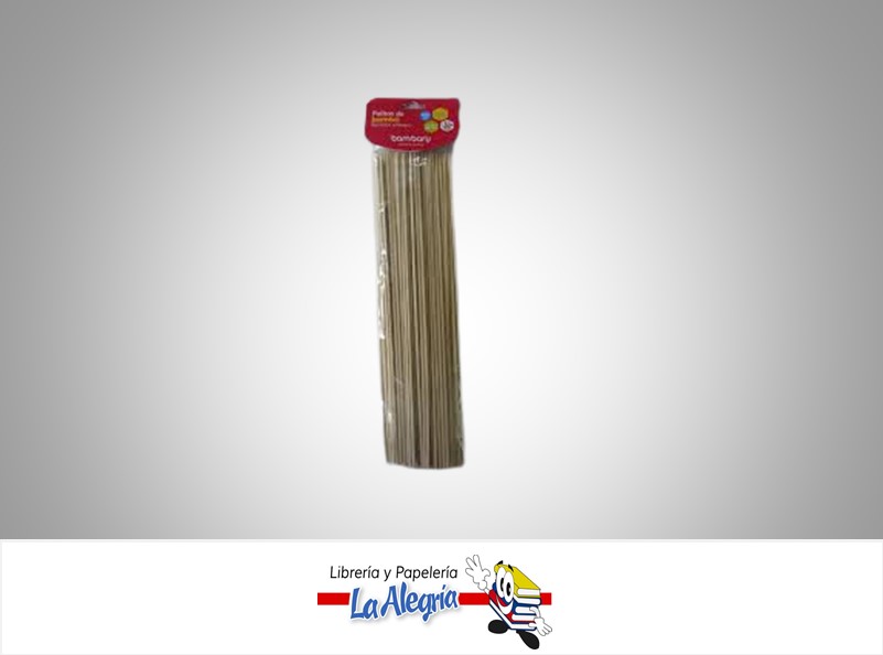 PALITO ALTURA 250X3 MM MEDIANO 100 PZ MARCA BAMBARY   