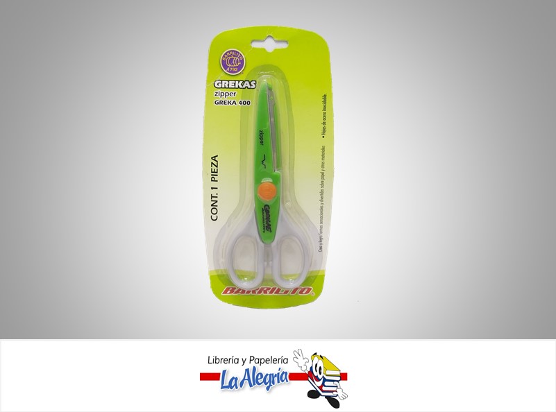 TIJERA 6 FIGURA ZIPPER GREKA 400 UND MARCA BARRILITO   