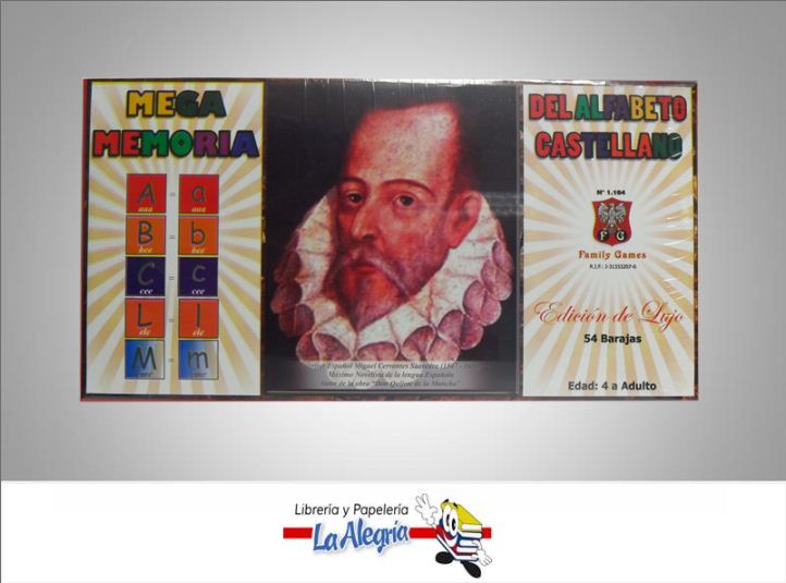 JUEDO D/MEMORIA ALFABETO CASTELLANO MARCA FAMILY GAMES   