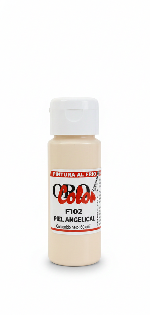 PINTURA AL FRIO 60CC F102 PIEL ANGELICAL MARCA ORO COLOR   