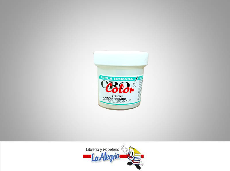 PINTURA PERLADA 22CC PD10 NACAR DORADO MARCA ORO COLOR