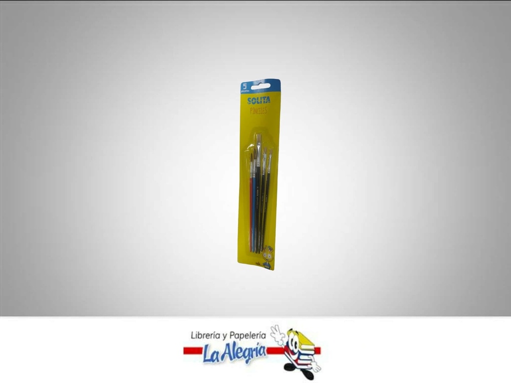 PINCEL SET 5PZ MARCA SOLITA   