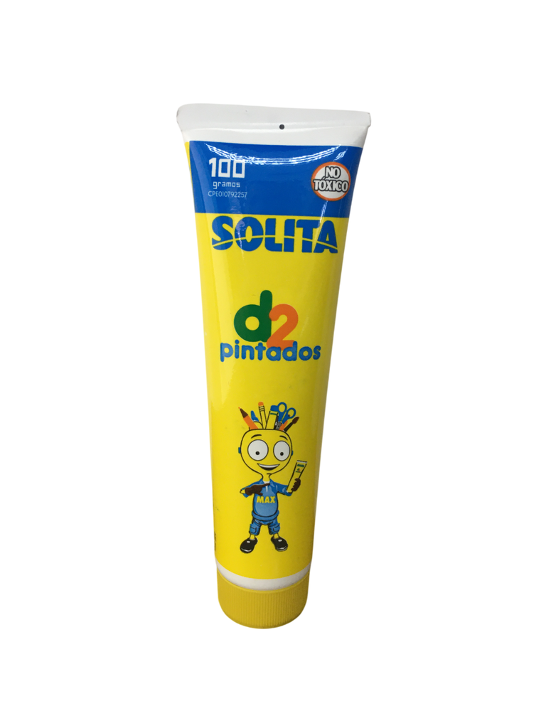 D2 PINTADOS AMARILLO 100GR MARCA SOLITA   