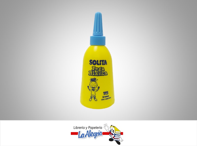 PEGA LIQUIDA BLANCA 115G REFS-21-115 MARCA SOLITA   