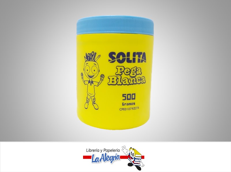 PEGA LIQUIDA BLANCA 500 GR REFS-21-500 MARCA SOLITA   