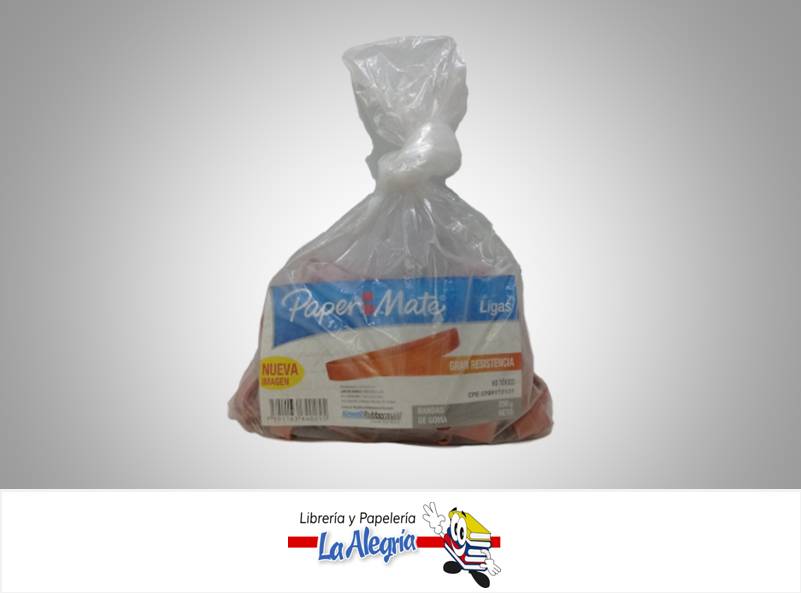 LIGA DE GOMA GRUESA ROJA 250G MARCA PAPER MATE   