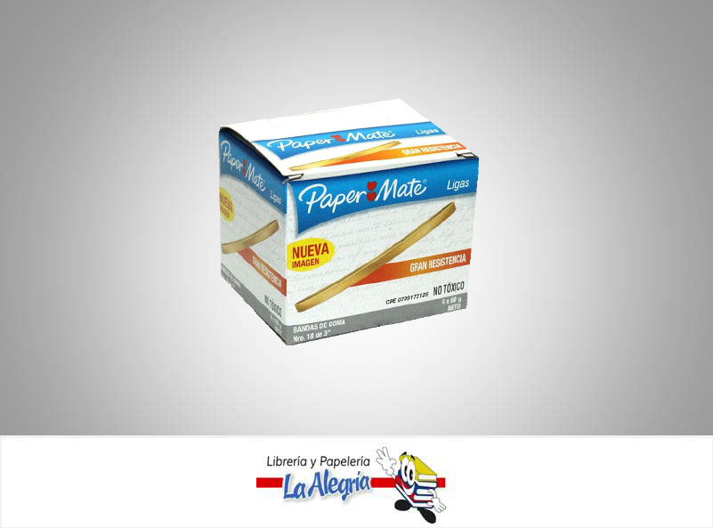 LIGA DE GOMA N- 183 60 G CAJA MARCA PAPER MATE   