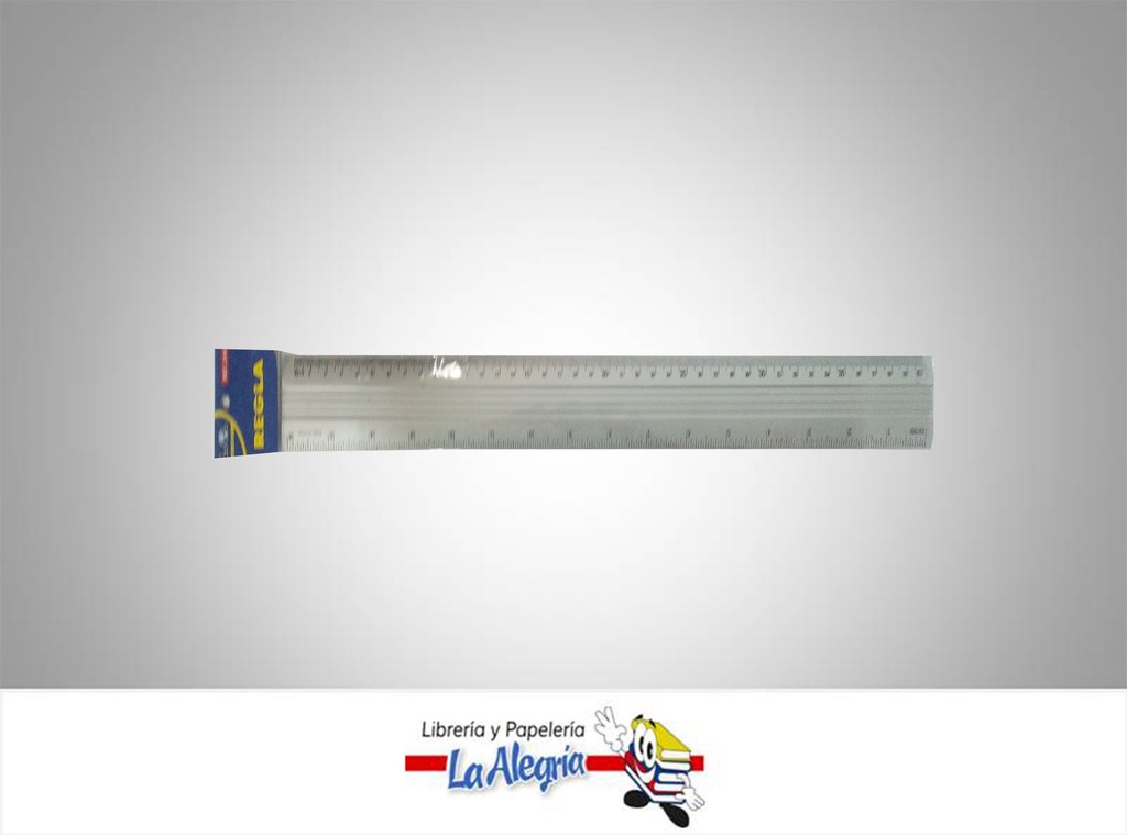 REGLA ALUMINIO 40CM Y 16 PULGADAS REF240 MARCA L.O.   