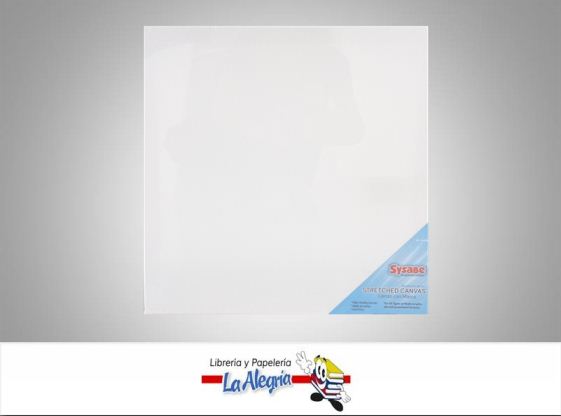 LIENZO SOBRE BASTIDOR 45 X 45 CM MARCA SYSABE   
