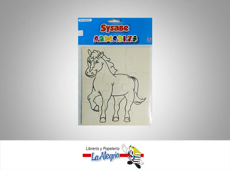 JUEGO DIDACTICO ARMABLE CABALLO MARCA SYSABE   