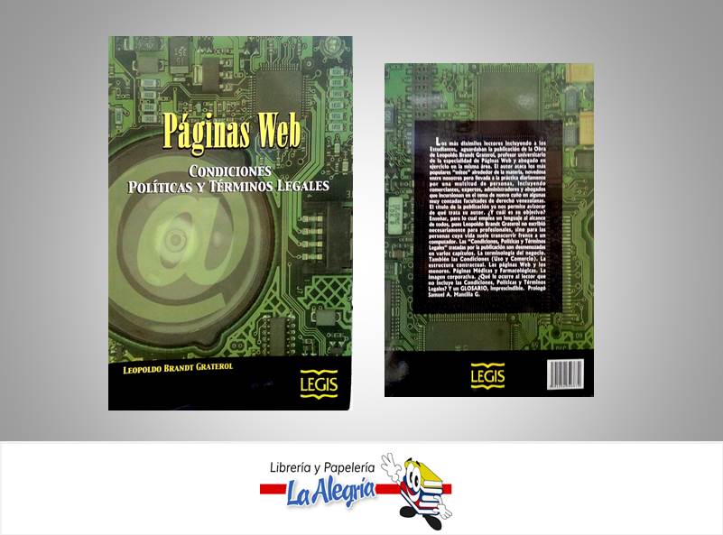 PAGINAS WEB CONDICIONES POLITICAS Y TE  TEMATICA DERECHO AUTOR BRANDT LEOPOLDO EDITORIAL LEGIS