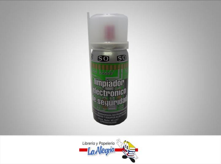 LIMPIADOR ELECTRONICO DE SEGURIDAD 40ML MARCA SQ   
