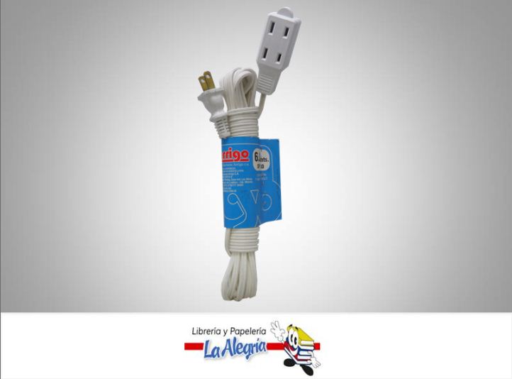 EXTENSION ELECTRICA DOMESTICA 6MTS MARCA ARRIGO   