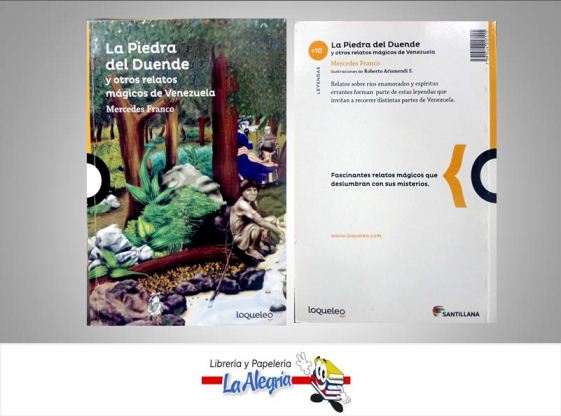 LA PIEDRA DEL DUENDE Y OTROS RELATOS  TEMATICA CUENTOS AUTOR MERCEDES FRANCO EDITORIAL SANTILLANA