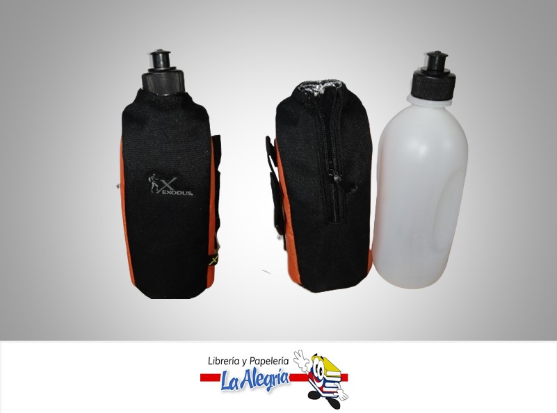 TERMO BOTELLA PLASTICA NARANJA CON ASA  96968 1 LITRO  MARCA EXODUS