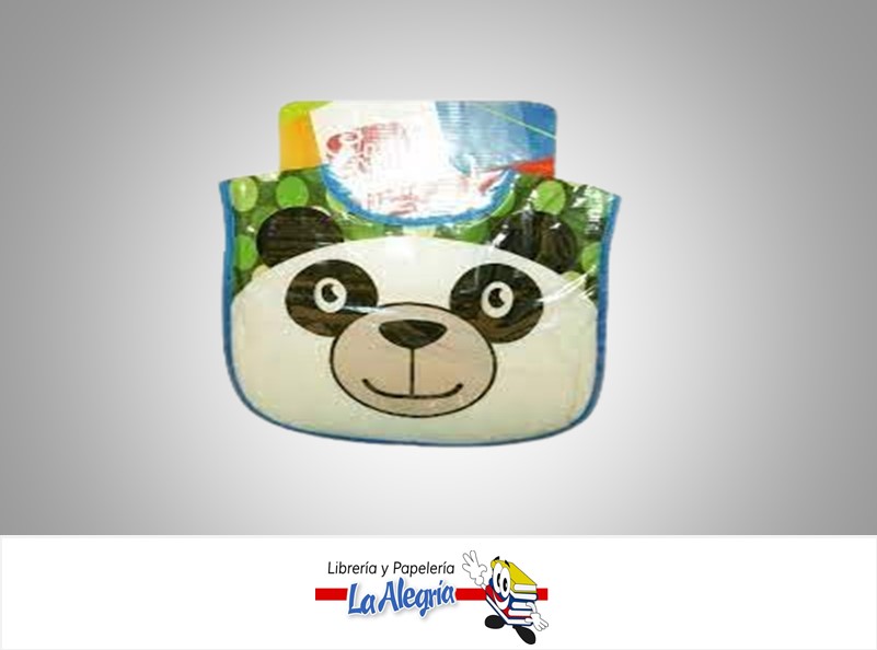 BABERO PLASTICO 30X27 CM PANDA MARCA CAPI   