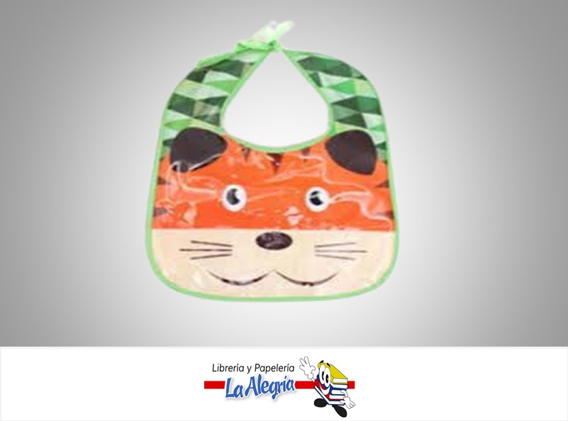 BABERO PLASTICO 30X27 CM TIGRE MARCA CAPI   