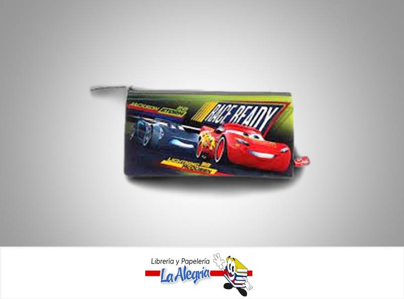 CARTUCHERA PLANA CARS MARCA CAPI   