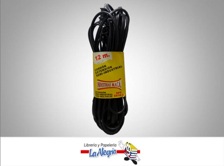 EXTENCION ELECTRICA SEMI/INDUST 12MTS MARCA INDUSTRIAS MACA   