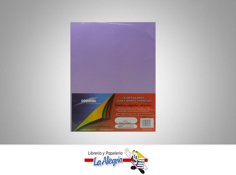 HOJA UNIC. PASTEL CARTA VIOLETA MARCA COINGRA   