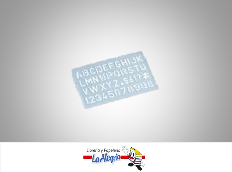 PLANTILLA DE LETRAS Y NUMEROS PLN25 MARCA ITECA   