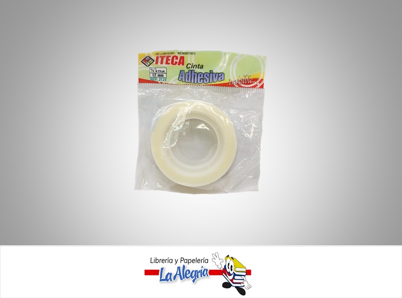 CINTA PLASTICA INVISIBLE 12 X22.86MM MARCA ITECA   
