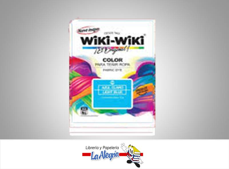 WIKI-WIKI AZUL CLARO 15G UND MARCA WIKI-WIKI   